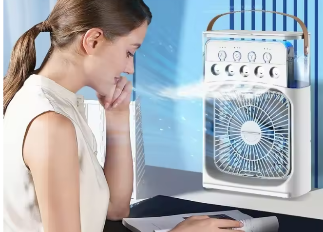Ventilador Climatizador con pulverizador portátil - LUXIOTECH™