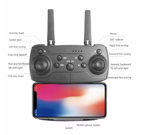 Dron Doble Camara 4k - LUXIOTECH™